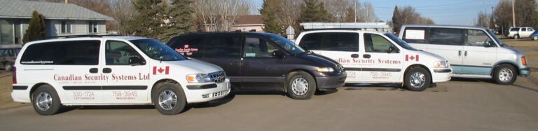Work van fleet of canadian security systems in 2006